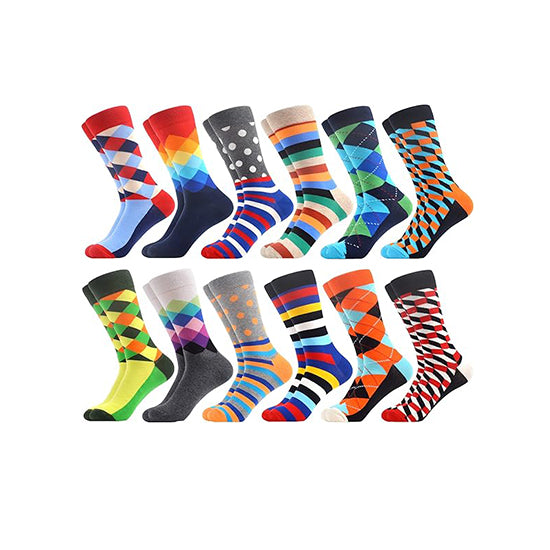 Pack Of 12 Mens Cotton Socks