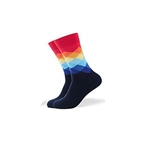 Mens Dress Cotton Socks - Casual Colorful (M356)